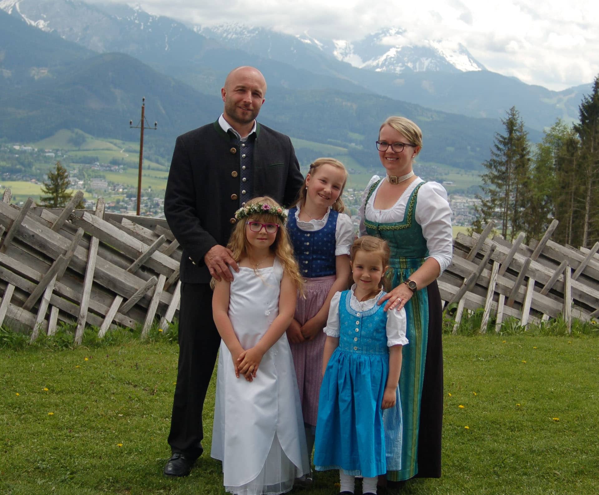 Familie Leitner, Hinterjetzbachhhof in Maria Alm